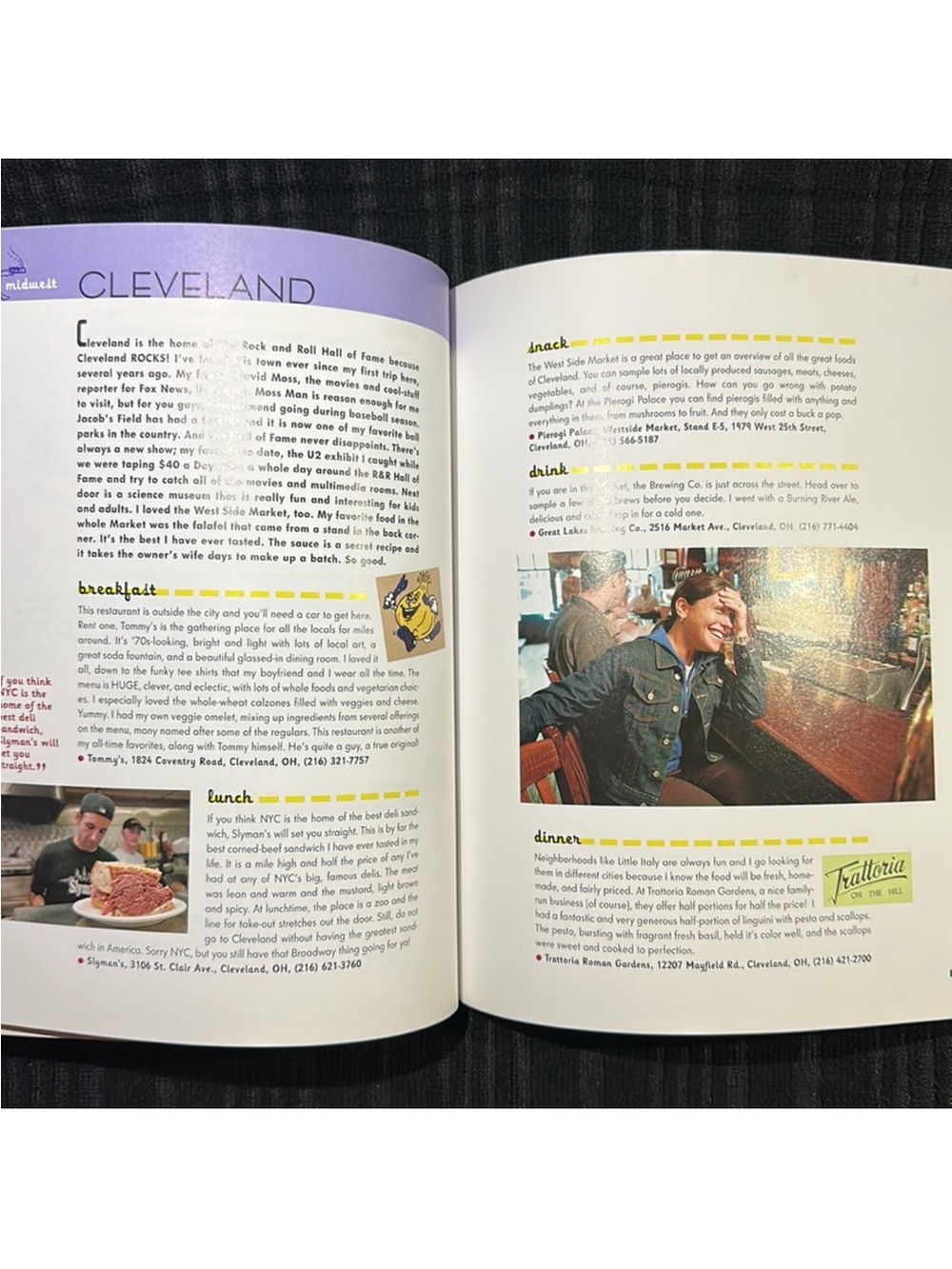 Rachael Ray Best Eats In Town on $40 A Day Recipe/travel Tips Book - Picture 9 of 10